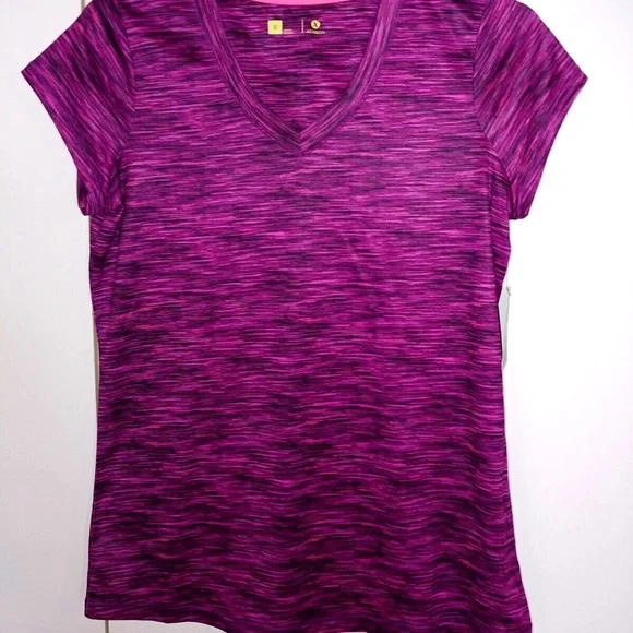 Xersion Women's Vibrant Purple Short Sleeve Tee - Picture 4 of 4